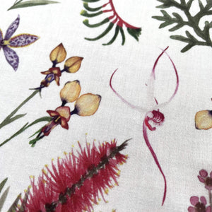 Single Wildflowers Handkerchief all over print Silken Twine Handkerchief