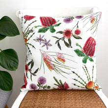 Load image into Gallery viewer, South West of WA Flora Cushion Cover Cotton Drill Silken Twine Cushion Cover