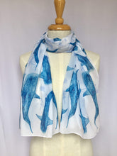 Load image into Gallery viewer, Whale Shark Scarf Silken Twine Scarf